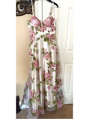 Say Yes to the dress embroidered corset dress